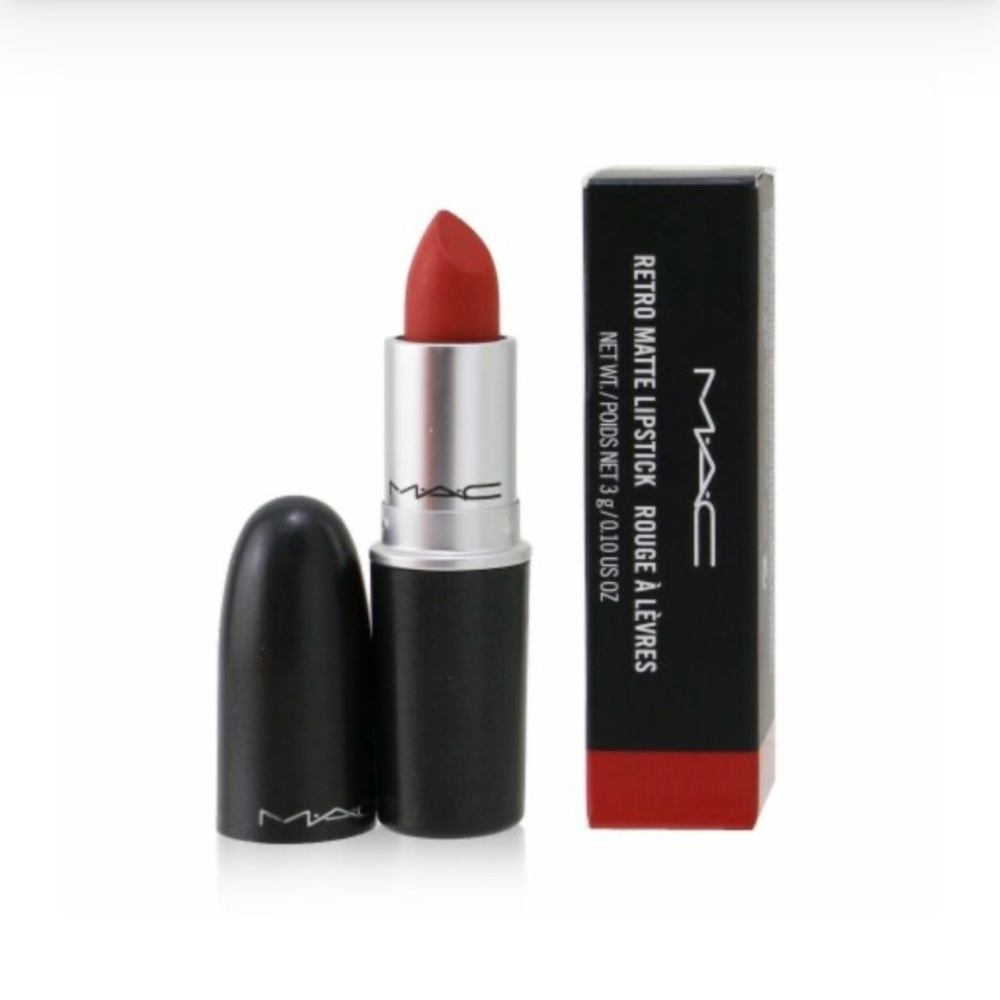 MAC Retro Matte Lipstick # 702 Dangerous (Orange Red Matte) 3g